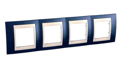 Рамка 4-постовая Schneider Electric Unica Хамелеон MGU6.008.542