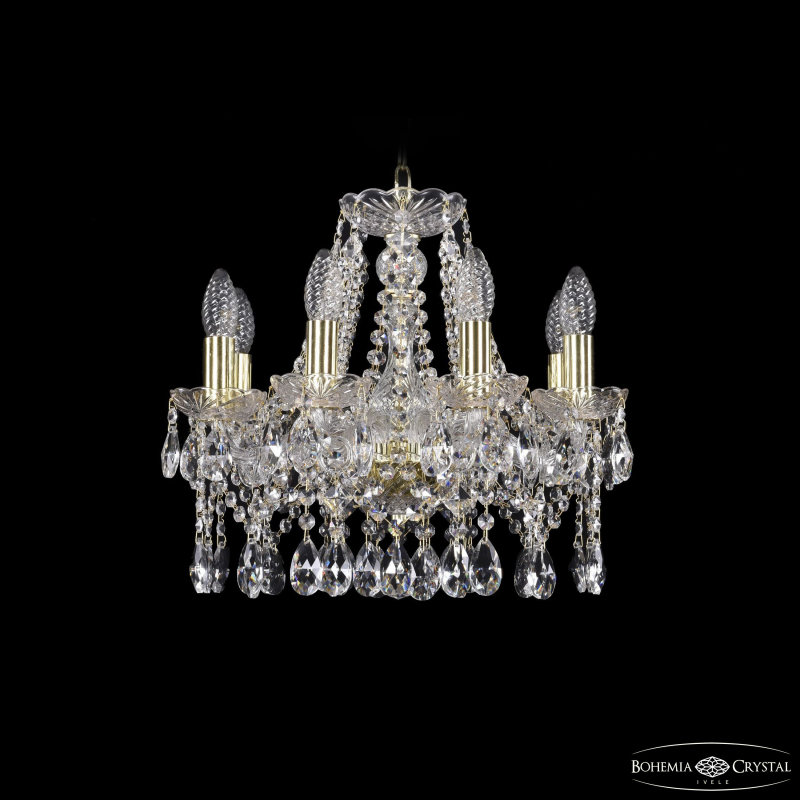 Подвесная люстра Bohemia Ivele Crystal 1413/8/141 G