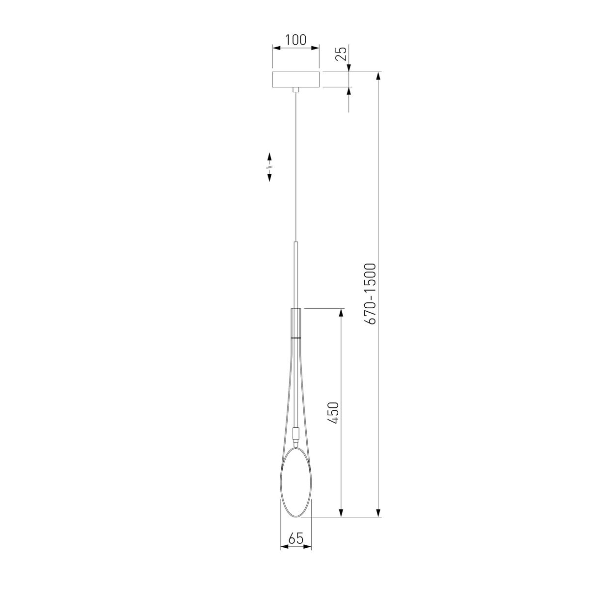Подвесной светильник Eurosvet Folio 50224/1 дымчатый a058961