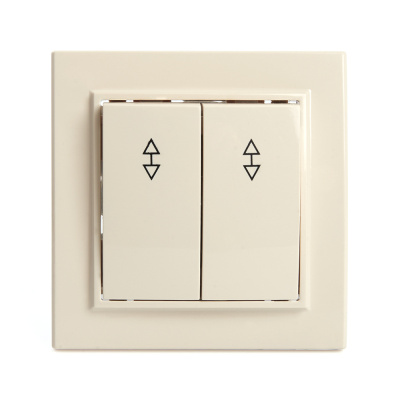 Переключатель 2-клавишный Stekker Эрна 39920