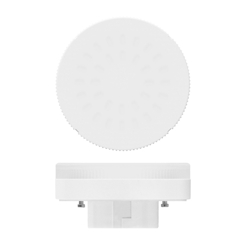 Лампа светодиодная (UL-00001670) Uniel GX53 6W 3000K матовая LED-GX53-6W/WW/GX53/FR PLZ01WH