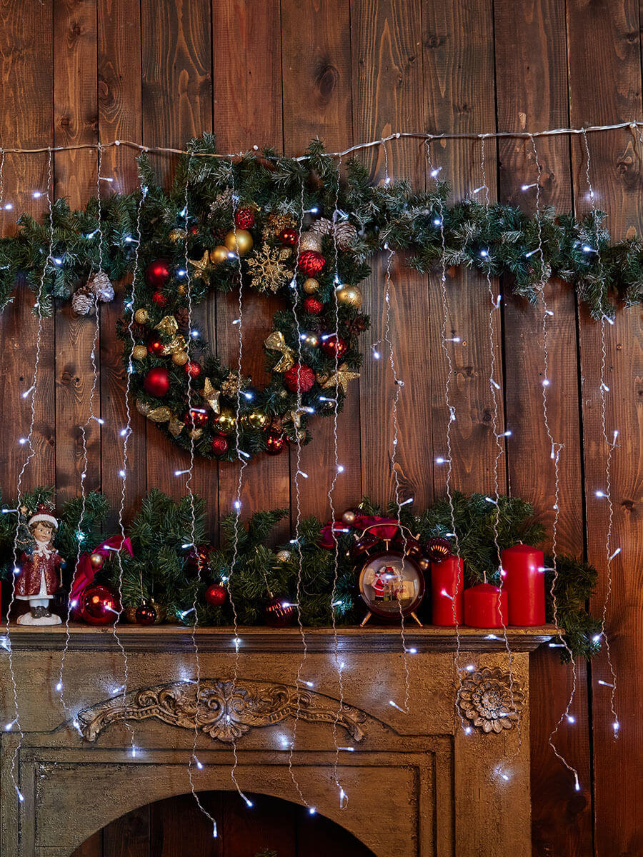 Светодиодная гирлянда Uniel занавес (UL-00005269) теплый белый ULD-C1515-160/DTA Warm White IP20