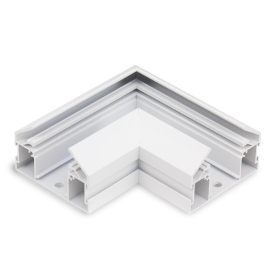 Угловой соединитель с закладным профилем AM Group AM540 WH SMART