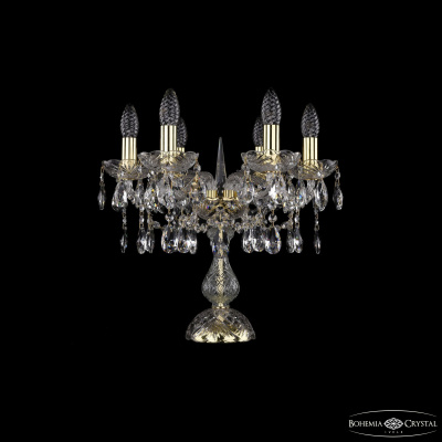Настольная лампа Bohemia Ivele Crystal 1413L/6/141-39 G