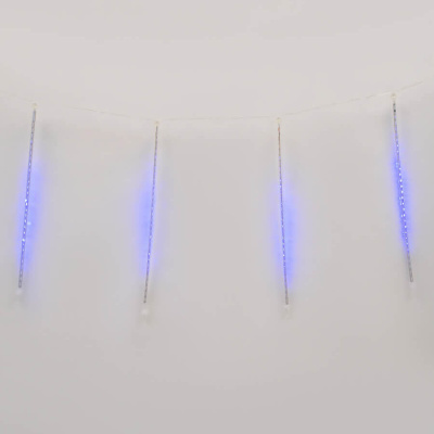 Уличная светодиодная гирлянда (11123) Uniel занавес Падающие звезды 220V синий ULD-E2405-240/DTK BLUE IP44 METEOR