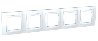 Рамка 5-постовая Schneider Electric Unica MGU2.010.18