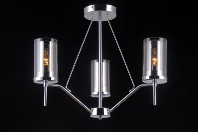Люстра на штанге Natali Kovaltseva HELSINKI II 81046-3C CHROME