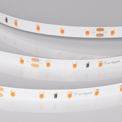 Светодиодная лента Arlight RT-A60-8mm 24V Ruby (4.8 W/m, IP20, 5m) 055374