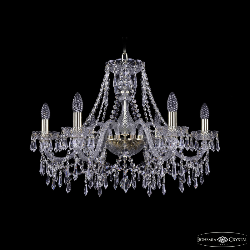Подвесная люстра Bohemia Ivele Crystal 1403/6/240 G