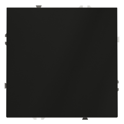 Проходной переключатель одноклавишный Voltum S70 VLS010308 (черный матовый)