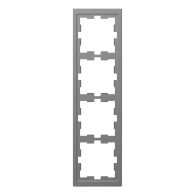 Рамка 4-постовая Schneider Electric Merten D-Life MTN4040-6536