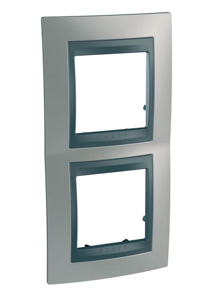 Рамка 2-постовая вертикальная Schneider Electric Unica Top MGU66.004V.239