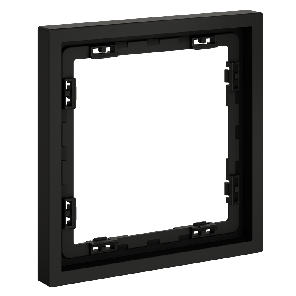 Рамка на 1 пост Voltum S70 VLS100108 (черный матовый)