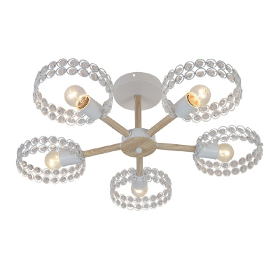 Люстра на штанге Escada Banjo 679/5P White