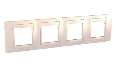 Рамка 4-постовая Schneider Electric Unica Хамелеон MGU6.008.25