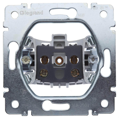 Розетка 2К Legrand Galea Life 16A 250V б/з безвинтовой зажим 775916
