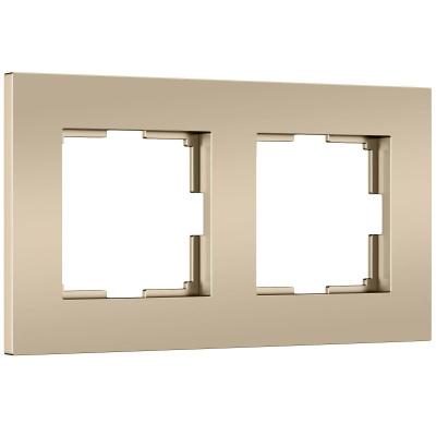 Рамка на 2 поста Werkel Slab (шампань софт) W0022911 4690389218378 a071624