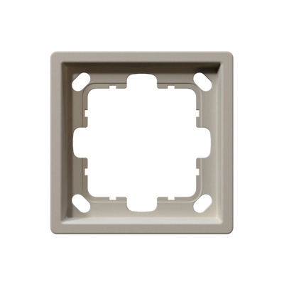 Рамка серия FD 1-постовая, цвет Сахара Jasmart FD1001SH