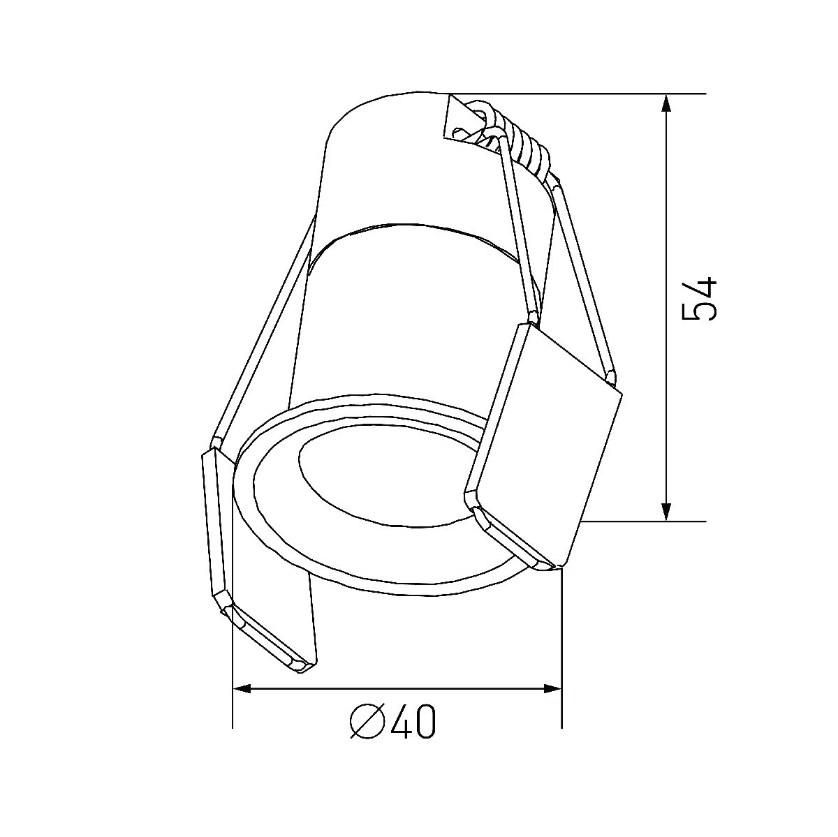 Встраиваемый светильник Designled Hidden DL-A004-3-WH-NW 023065