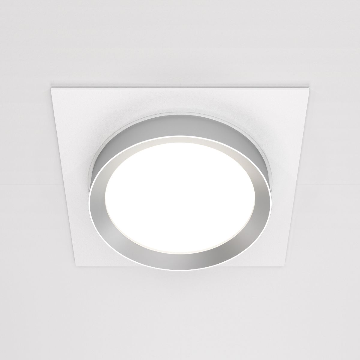 Встраиваемый светильник Maytoni Technical Hoop DL086-GX53-SQ-WS