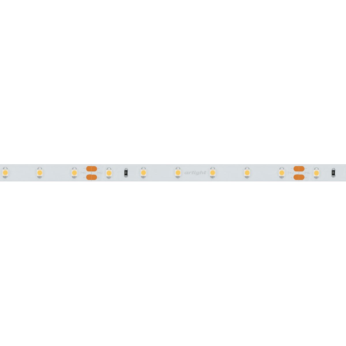 Светодиодная лента Arlight RT-A60-8mm 24V Warm3000 (4.8 W/m, IP20, 2835, 3m) 024110(C)