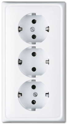 Розетка с заземлением Jung CD523WW