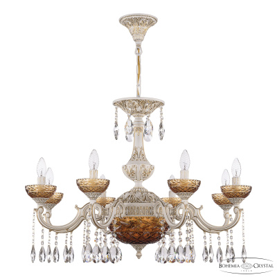Подвесная люстра Bohemia Ivele Crystal AL78101P/8/250 A WMG P Amber/M-1F