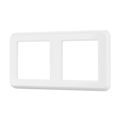 Рамка двухместная Arlight FRM-VERSA-PL-2-WH 043776