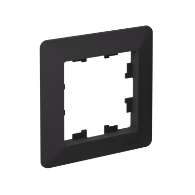 Рамка 1-ая Systeme Electric AtlasDesign Air Карбон/дымчатый черный ATN221001