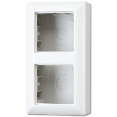 Коробка двухместная Jung AS582AWW