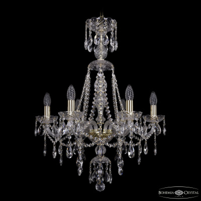 Подвесная люстра Bohemia Ivele Crystal 1415/6/200/XL-77 G