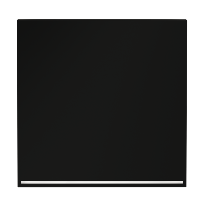 Клавиша для выключателя/переключателя одноклавишного с подсветкой Voltum S70 (черный матовый) VLS000208