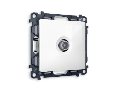 Комплект механизма TV розетки проходной 5-1000 MHz 4dB Ambrella Volt Alfa MA113030