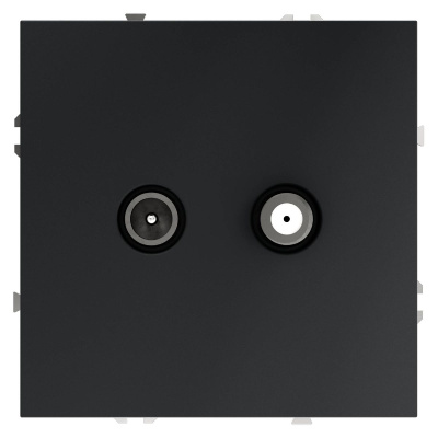 Розетка телевизионная Voltum S70 VLS060407 (графит)