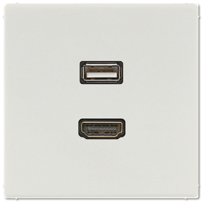 Розетка HDMI/USB Jung MALS1163LG