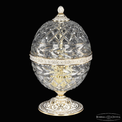 Настольная лампа Bohemia Ivele Crystal 5680L/20 GW Clear/M-1F