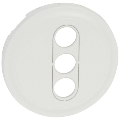 Лицевая панель Legrand Celiane розетки аудио/видео RCA белая 068213