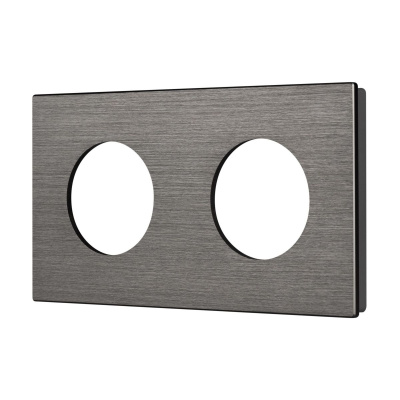 Рамка 2-местная алюминиевая Arlight FRM-PRESTO-ALR-2-GR 043874