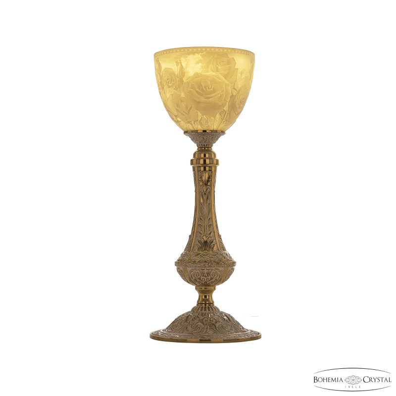 Настольная лампа Bohemia Ivele Crystal Florence 71100L/15 GW P1 Rose