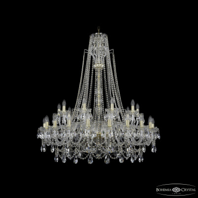 Подвесная люстра Bohemia Ivele Crystal 1411/20+10/400/XL-130 G