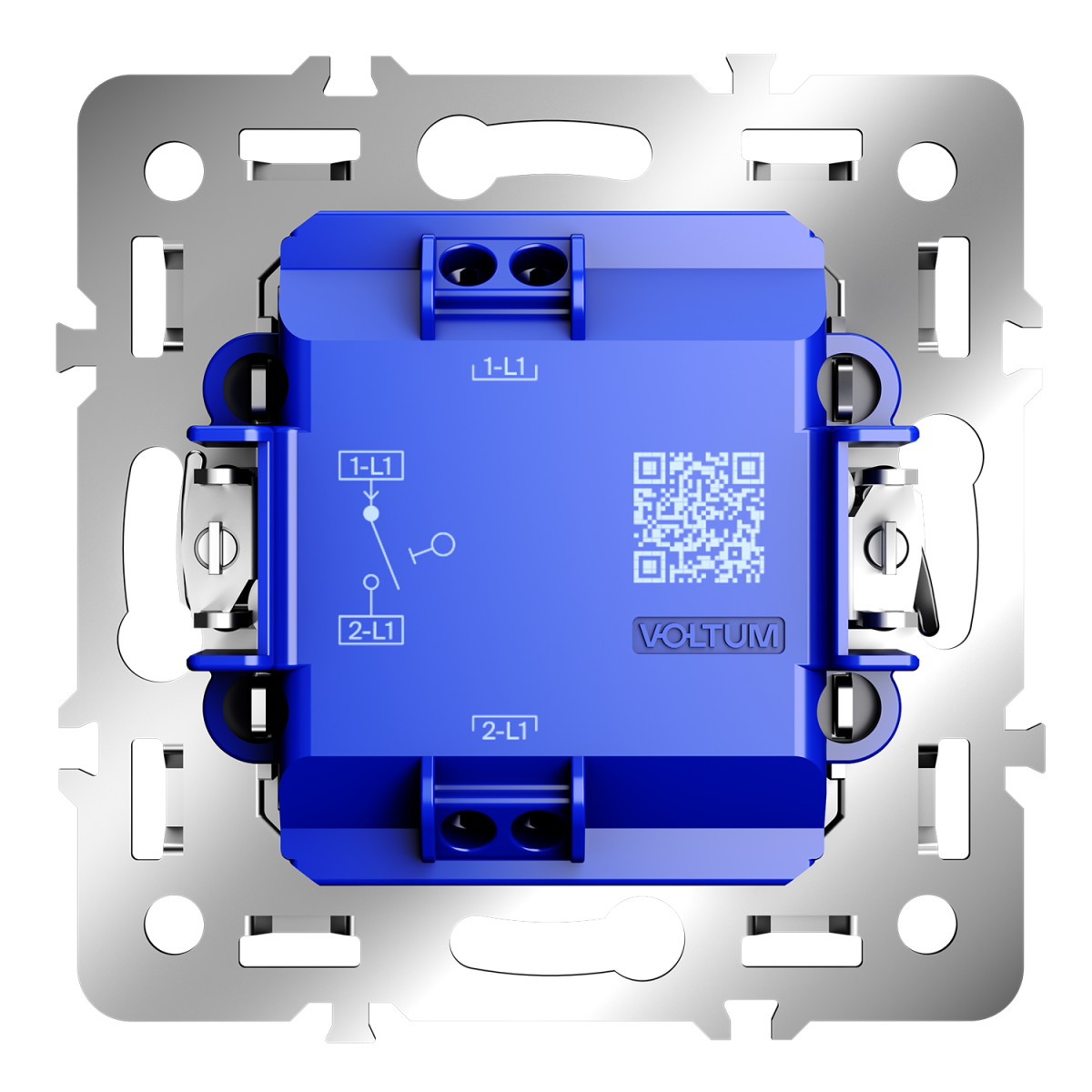 Механизм выключателя одноклавишного 10А Voltum S70 VLS0101M