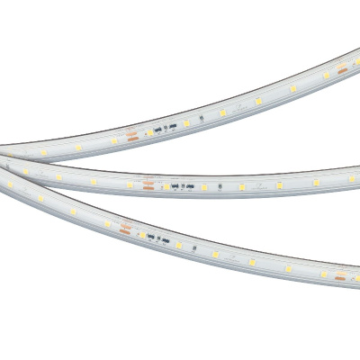 Светодиодная герметичная лента Arlight IC-PS-A60-10mm 24V Warm3000 (4.8 W/m, IP67, 2835, 10m) 050656