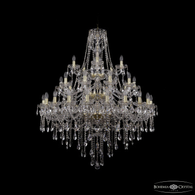 Подвесная люстра Bohemia Ivele Crystal 1415/20+10+5/400/3d Ni