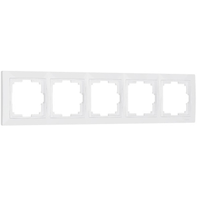 Рамка на 5 постов Werkel Snabb basic белый W0052001 4690389161452