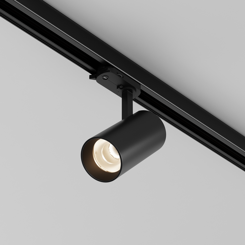 Трековый трехфазный светильник Maytoni Technical Three phase track system Trinity Focus Led TR197-3-12WCCT-M-B