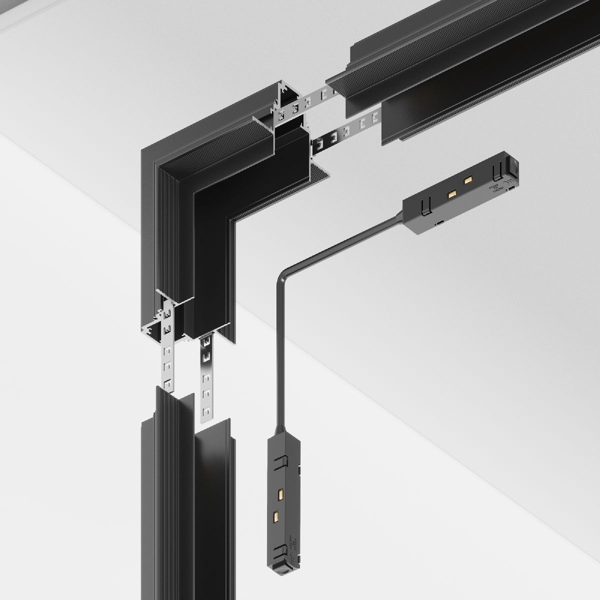 Коннектор для трека Maytoni Technical Accessories for tracks Gravity TRX010ICL-22B