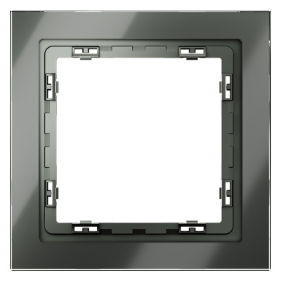 Рамка на 1 пост Voltum S70 VLS110106 (титан, стекло)