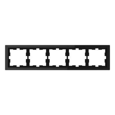 Рамка 5-постовая Schneider Electric Merten D-Life MTN4050-6503