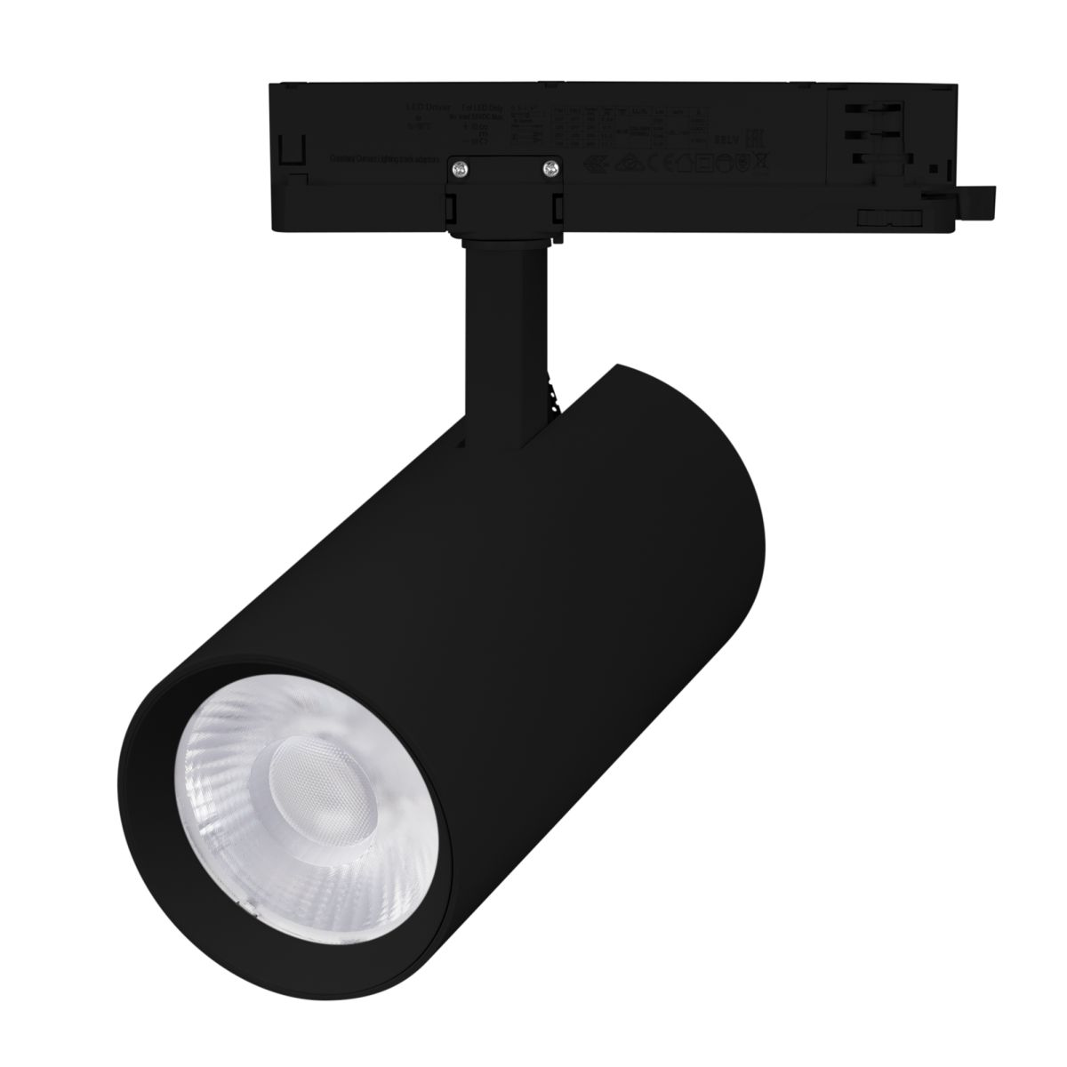 Трековый трехфазный светильник Arlight LGD-GERA-4TR-R90-30W Day4000 (BK, 55 deg, 230V, DALI) (IP20 Металл) 058847