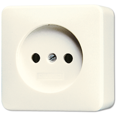 Розетка без заземления Jung 611A